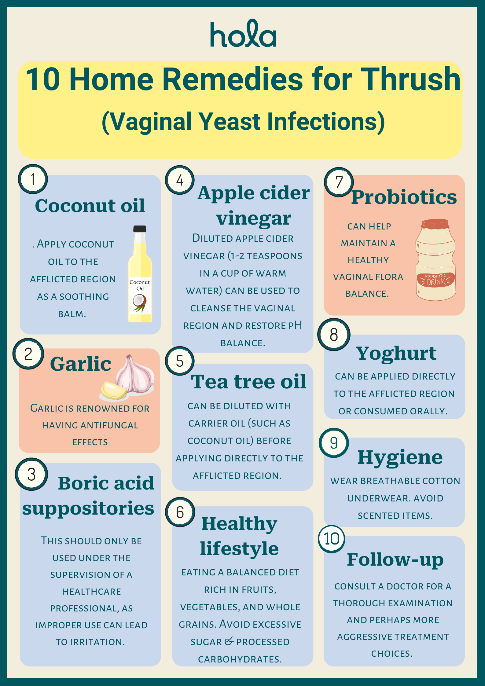 Home Remedies for Thrush (Vaginal Yeast Infections)