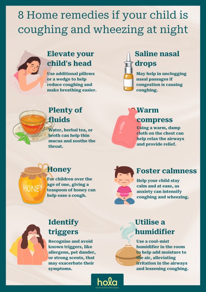 Home remedies - child is coughing and wheezing at night – Hola Health 