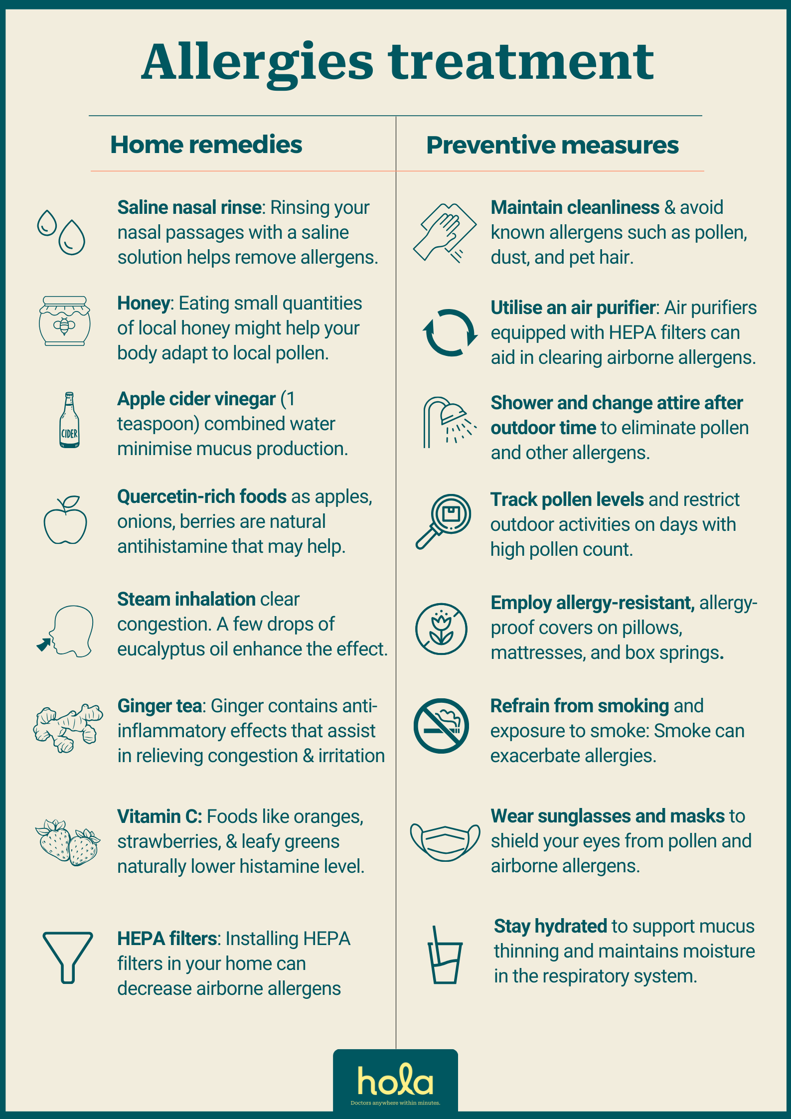 how to stop allergies GP approved tips