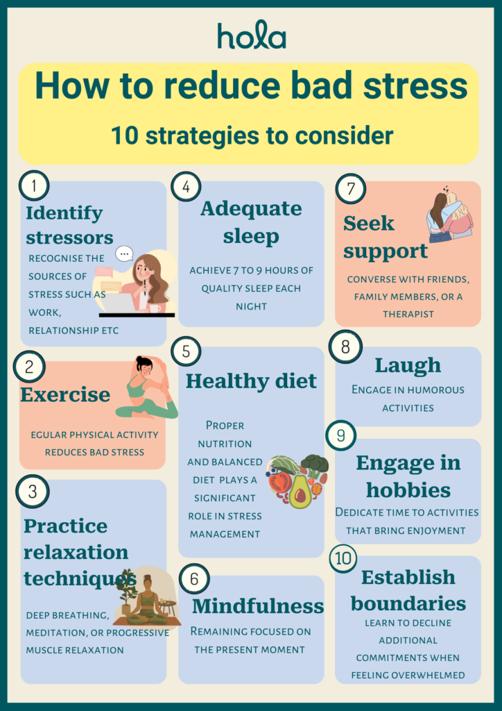 How to reduce bad stress